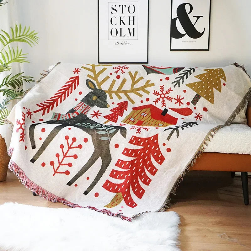DecorBites™ Christmas Holiday Sofa Blanket