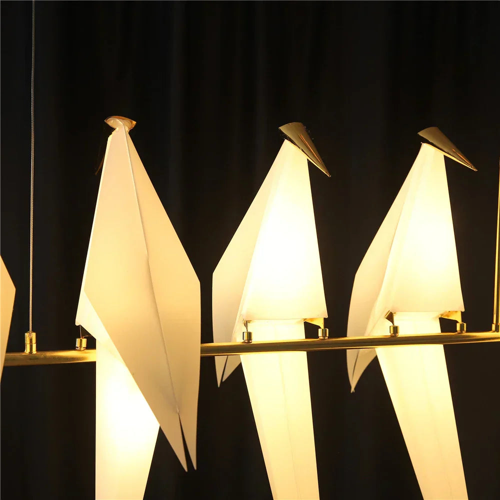 DecorBites™ Bird Design LED Hanging Chandelier for Dining and Living Spaces