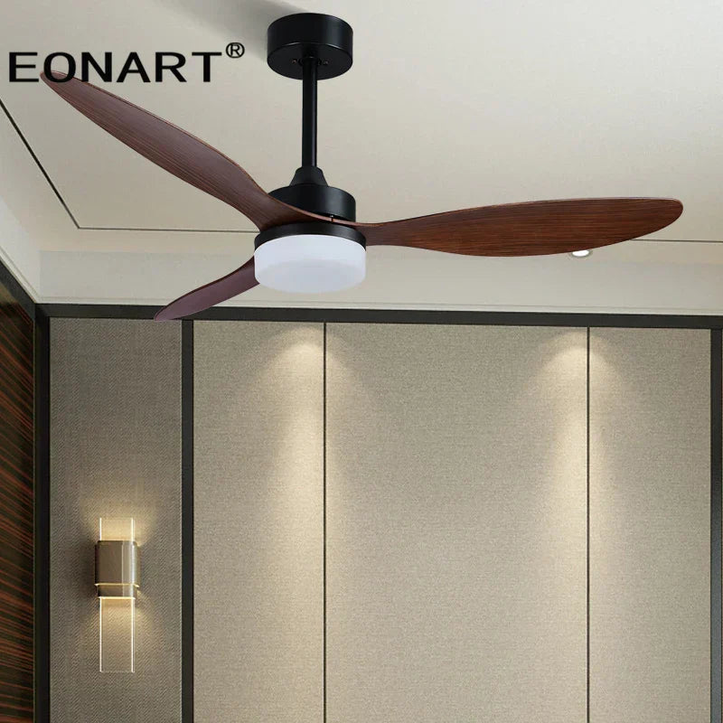 DecorBites™ 52" Fashion Plastic Blade Ceiling Fan with Lamp and Remote Control