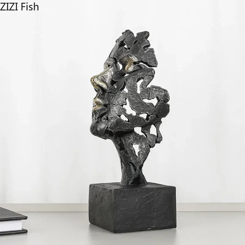 DecorBites™ Creative Thinker Modern Sculpture Decor Ornament for Desk and Room Aesthetics