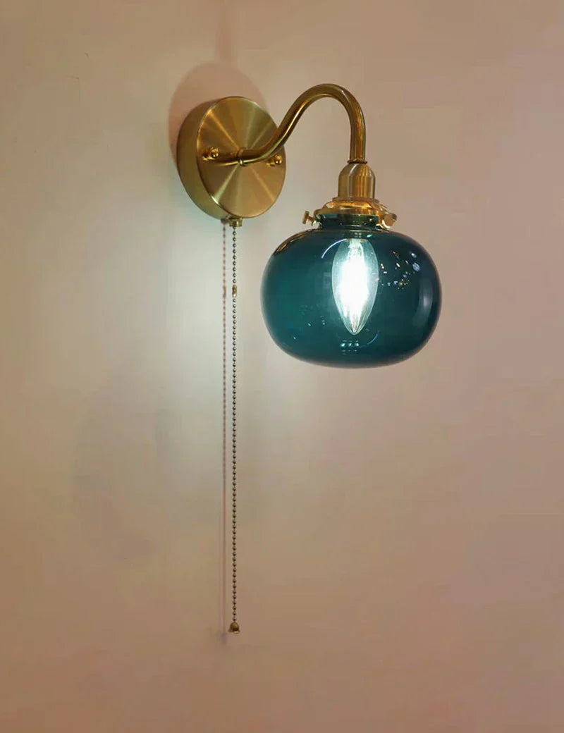 DecorBites™ Glass Decor Wall Sconce Lamp Lighting for Bedroom Living Room
