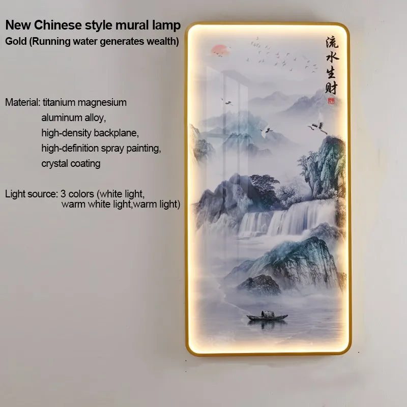 DecorBites™ LED Landscape Wall Sconce for Home Decor