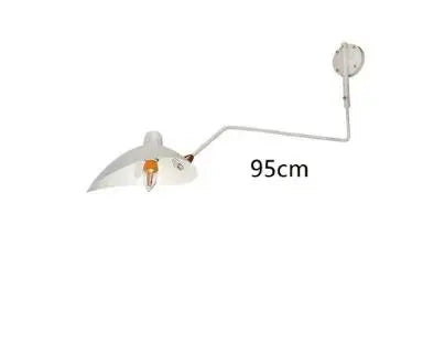 DecorBites™ Black Serge Mouille Wall Lamp: Nordic Design, Creative Living Room Decor