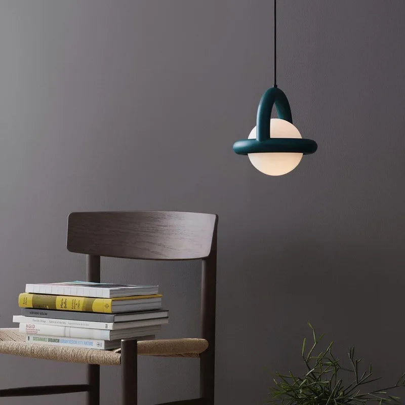 DecorBites™ LED Pendant Lights Acrylic Ball Metal Wire 150cm Dining Room Kitchen Bedroom