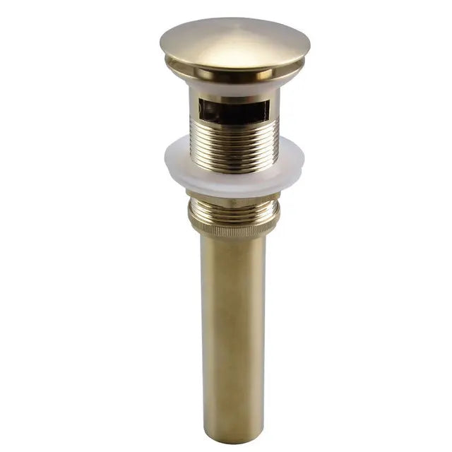 DecorBites™ Brass Round Siphon P-Trap Set with Pop-Up Drainer Gun Grey