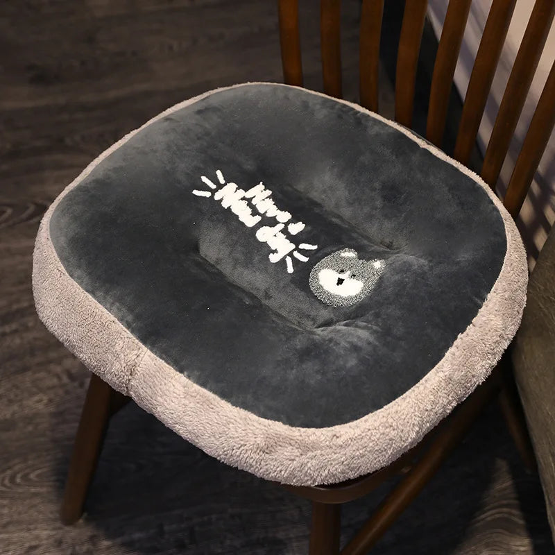 DecorBites™ Cat Shark Cushion: Comfy Seat Pad for Home, Office, or Kids Room