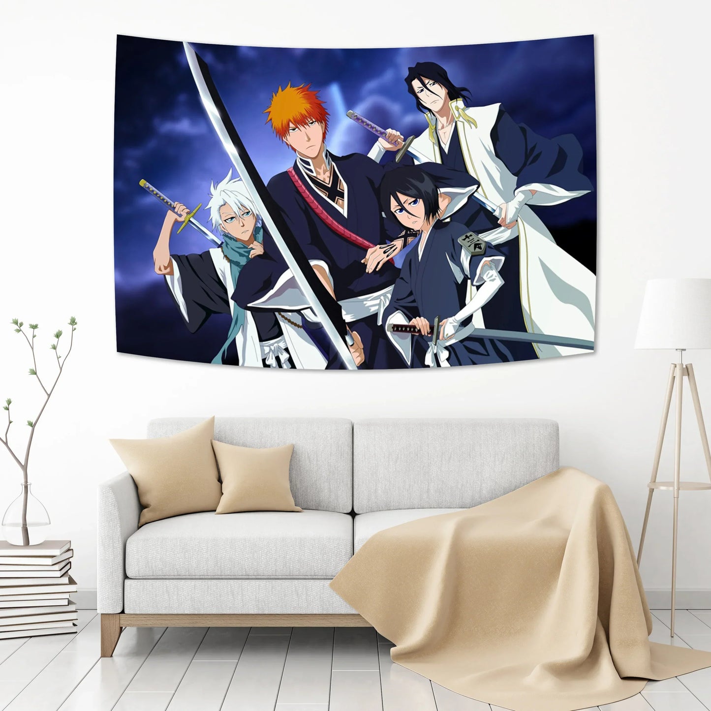 DecorBites™ Bleach Japan Anime Tapestry Wall Decoration Witchcraft Hippie Wall Hanging
