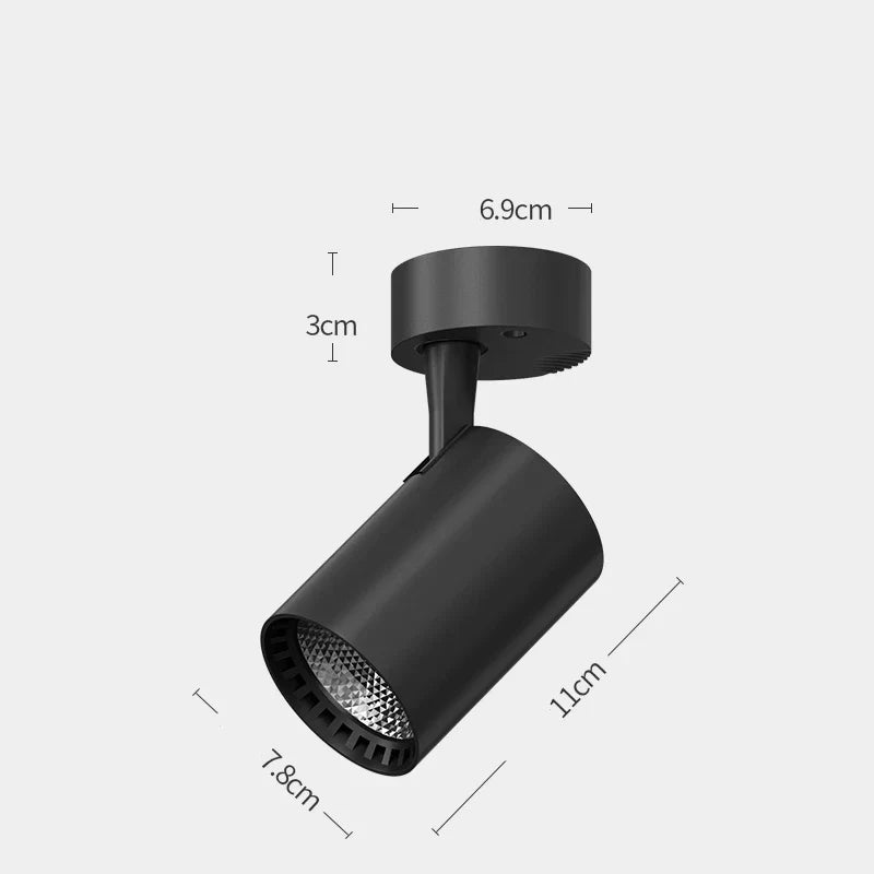 DecorBites™ Black Adjustable LED Pendant Chandelier for Bedroom, Kitchen, Living Room