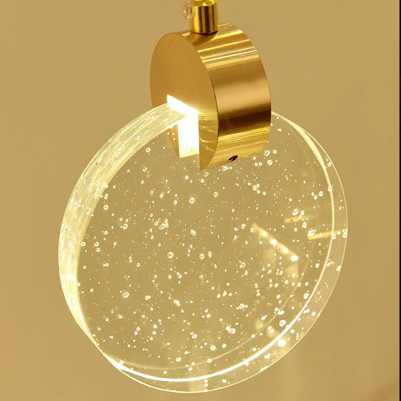DecorBites™ Crystal LED Chandelier for Modern Living Room Decor