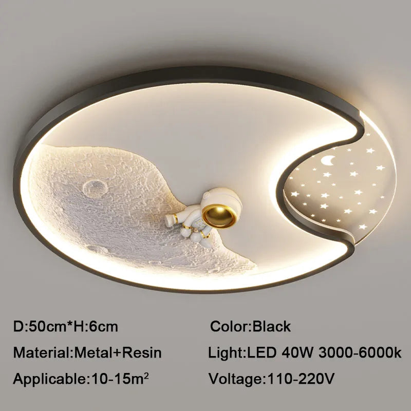 DecorBites™ Kids Astronaut LED Moon Light for Fantastic Eye Care in Bedroom or Living Room