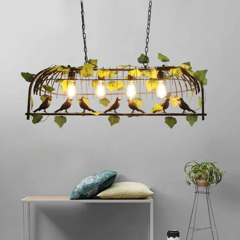 DecorBites™ Birdcage Pendant Lights for Chic Decor - Garland Hanging Lamps