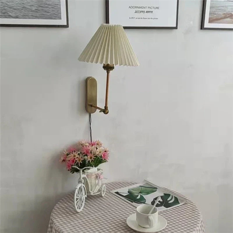 DecorBites™ LED Origami Wall Lamp Rotatable Pole Light for Bedroom & Living Room