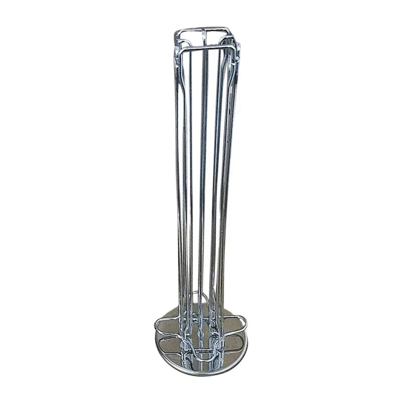 DecorBites™ Coffee Capsule Tower Stand: 40 Nespresso Pods Holder & Tamper Storage