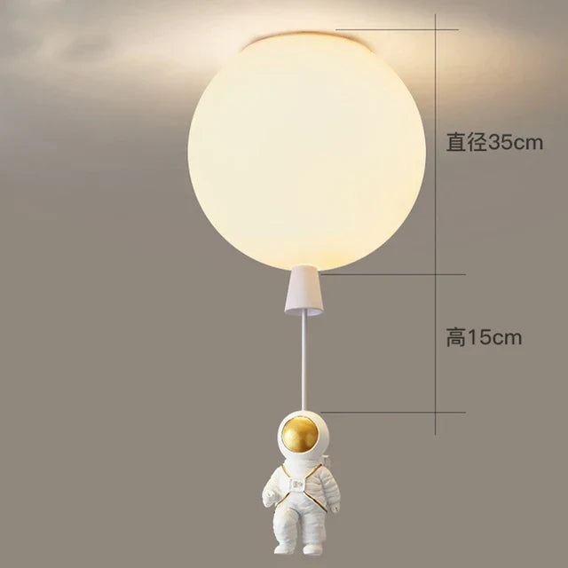 DecorBites™ Astronaut Space Ball Ceiling Lamp for Kids Room or Corridor