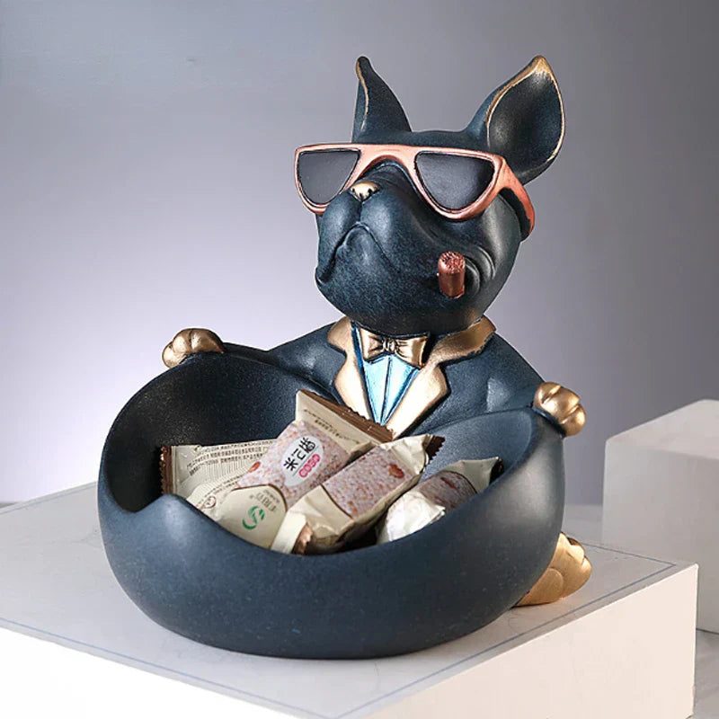 DecorBites™ Cool Dog Resin Statue Sculpture Home Decor Gift