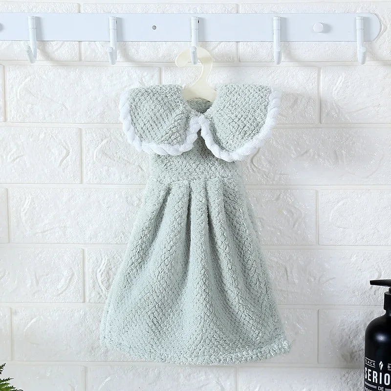 DecorBites™ Kids Microfiber Coral Velvet Hand Towels - Cute & Quick-dry for Children