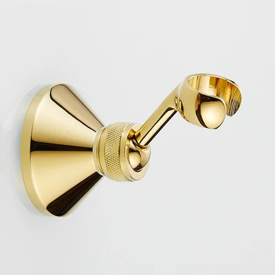 DecorBites™ Antique Handheld Shower Head with Holder, Plumbing Hose, and Toilet Bidet Sprayer