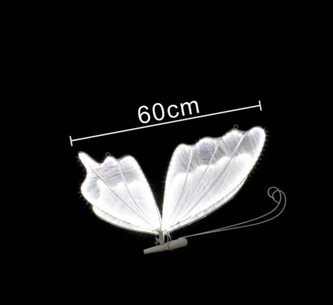 DecorBites™ Blue Lace LED Butterflies Lamp for Romantic Wedding Decor