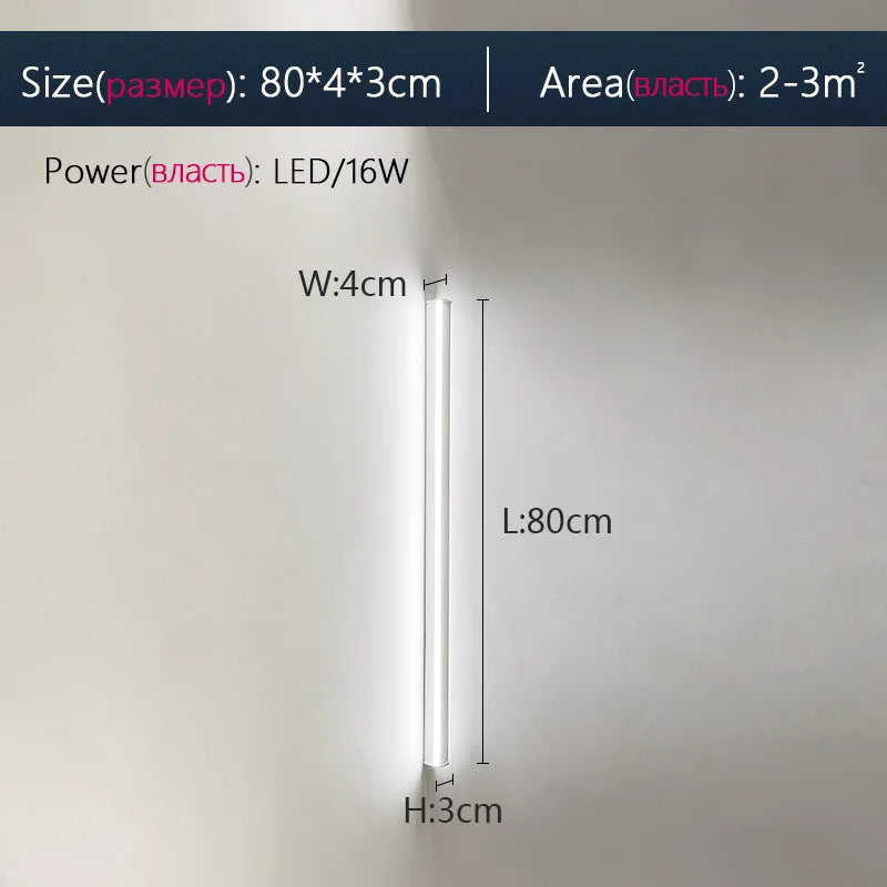 DecorBites™ Elegant Black LED Wall Lamp for Bedroom, Living Room, Aisle, Sofa, & Ceiling
