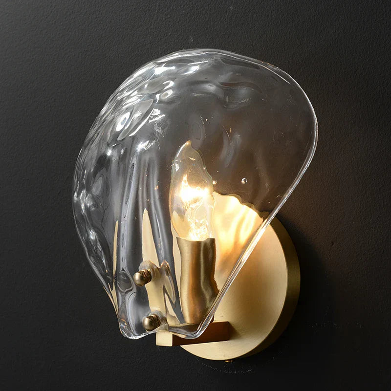 DecorBites™ Glass Copper LED Wall Lamp for Home Indoor Decor - Modern Nordic Wandlamp
