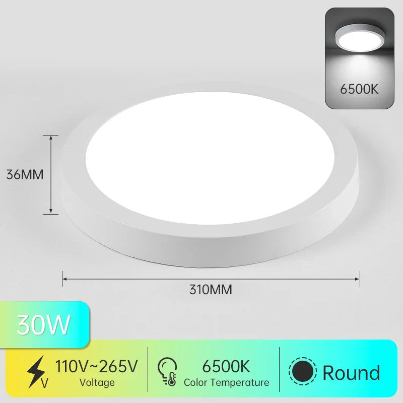 DecorBites™ LED Ceiling Light Bathroom Chandelier Panel Fixture for Home Decor Lighting