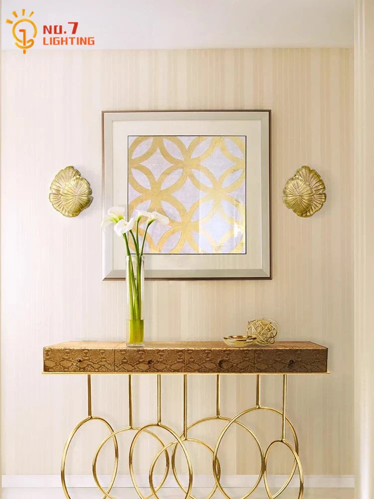 DecorBites™ Designer Copper Wall Lamp LED G9 Gold/Chrome Art Decor Living Room Bedroom