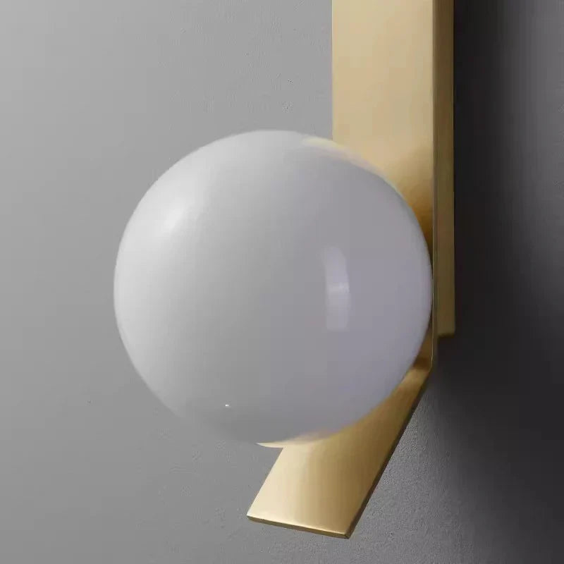 DecorBites™ Glass Ball Nordic Wall Lamp for Living Room Bedside Study Balcony