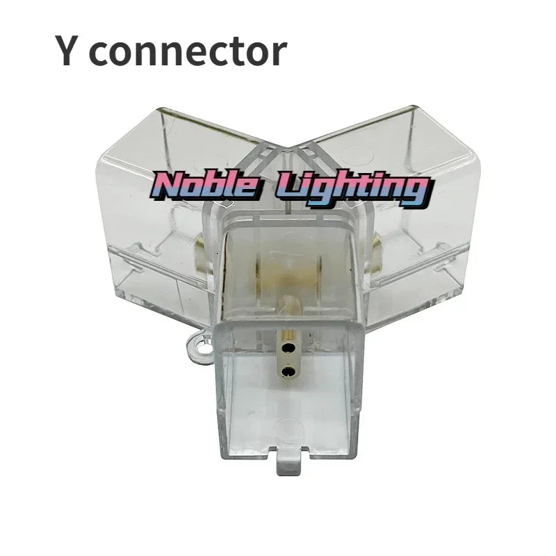 DecorBites™ Geometric LED Lights for Exhibition Car Detailing Garage Workshop - Polygonal Snowflake Theme