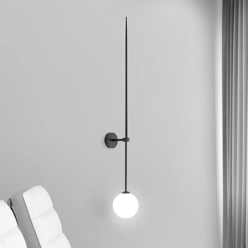 DecorBites™ Glass Ball LED Wall Lights for Home Living Room Bedroom Bar Stairs Lighting