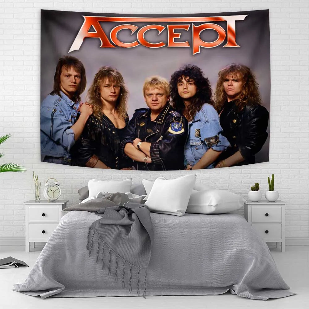 DecorBites™ Band Tapestry Flag Rock Pop Album Cover Art for Interior Decor