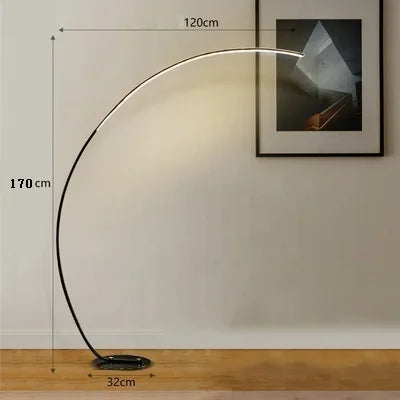 DecorBites™ Arc Floor Lamp: RGB Indoor Lighting for Dining & Living Room Decor