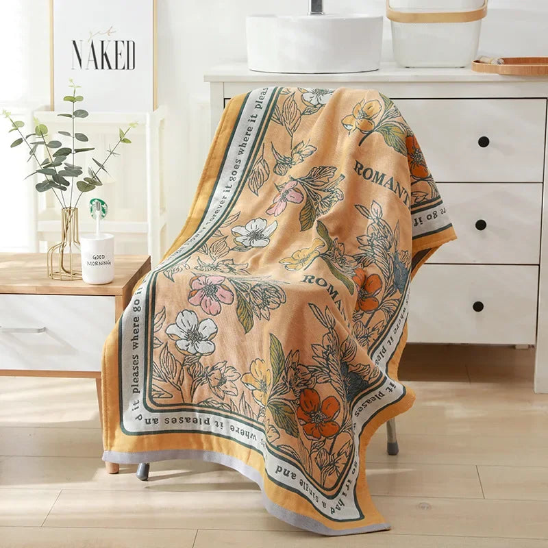 DecorBites™ Cotton Bath Towel - Soft & Absorbent 80x160cm - Large & Luxurious