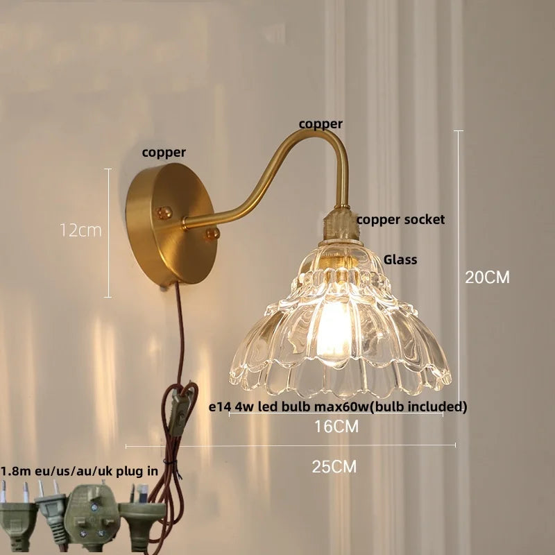 DecorBites™ LED Jellyfish Wall Lamp: Modern Nordic Design, with Pull Chain Switch