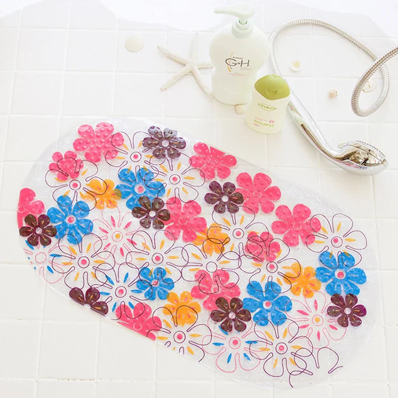 DecorBites™ Cartoon Non-Slip Bathroom Mat with Suction Cup for Child Bathtub Eco-Friendly