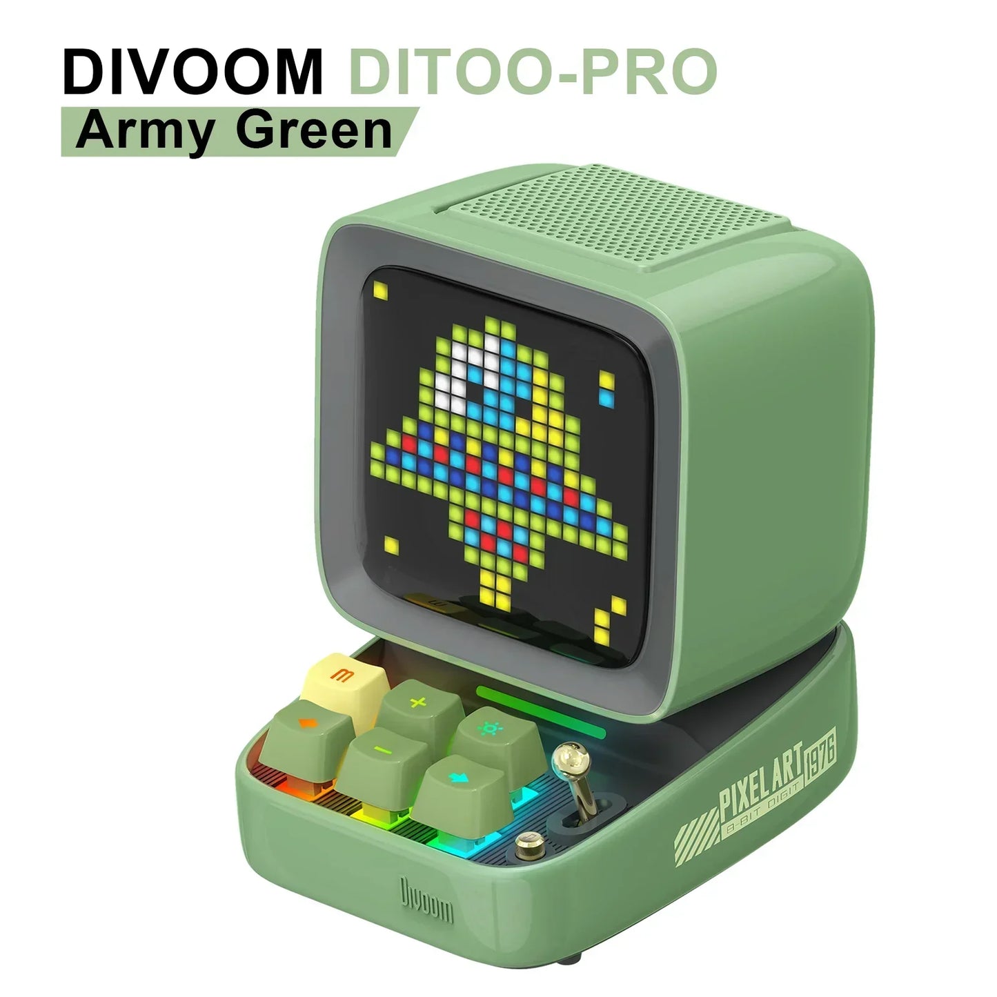 DecorBites™ Ditoo-Pro Retro Pixel Mini Speaker Pink