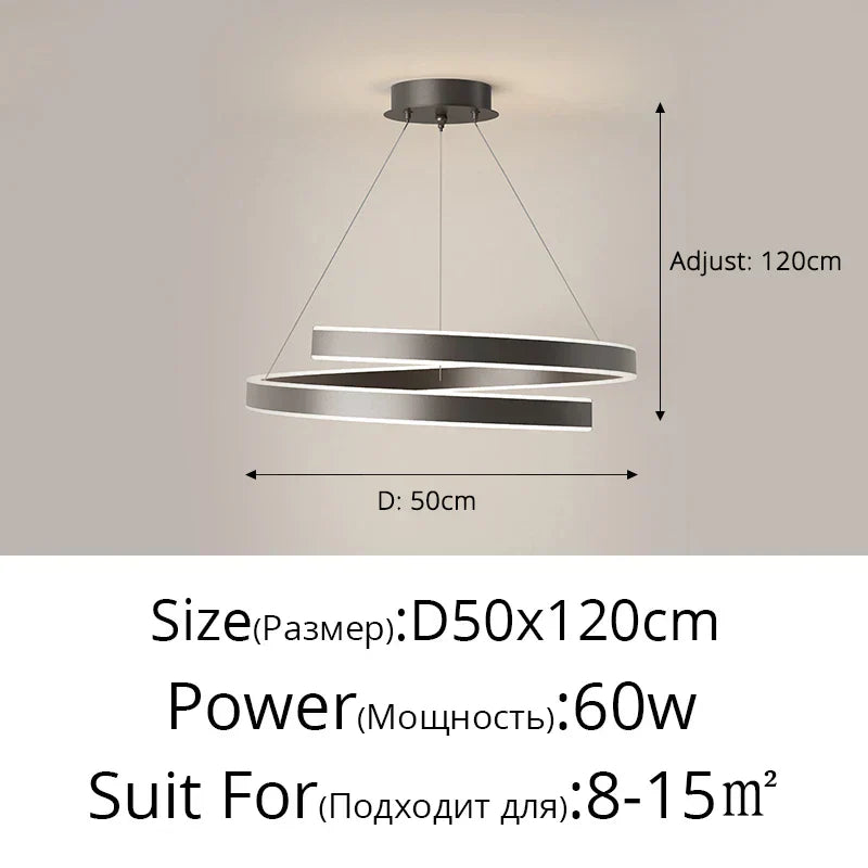 DecorBites™ LED Chandelier Lights for Living Dining Room, Bedroom, Kitchen, Hall - Modern Indoor Lighting Fixture