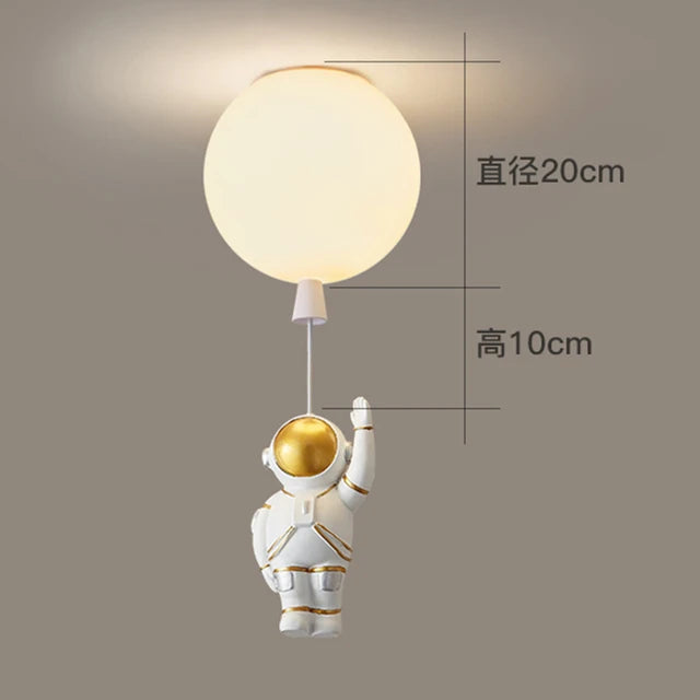 DecorBites™ Astronaut Space Ball Ceiling Lamp for Kids Room or Corridor
