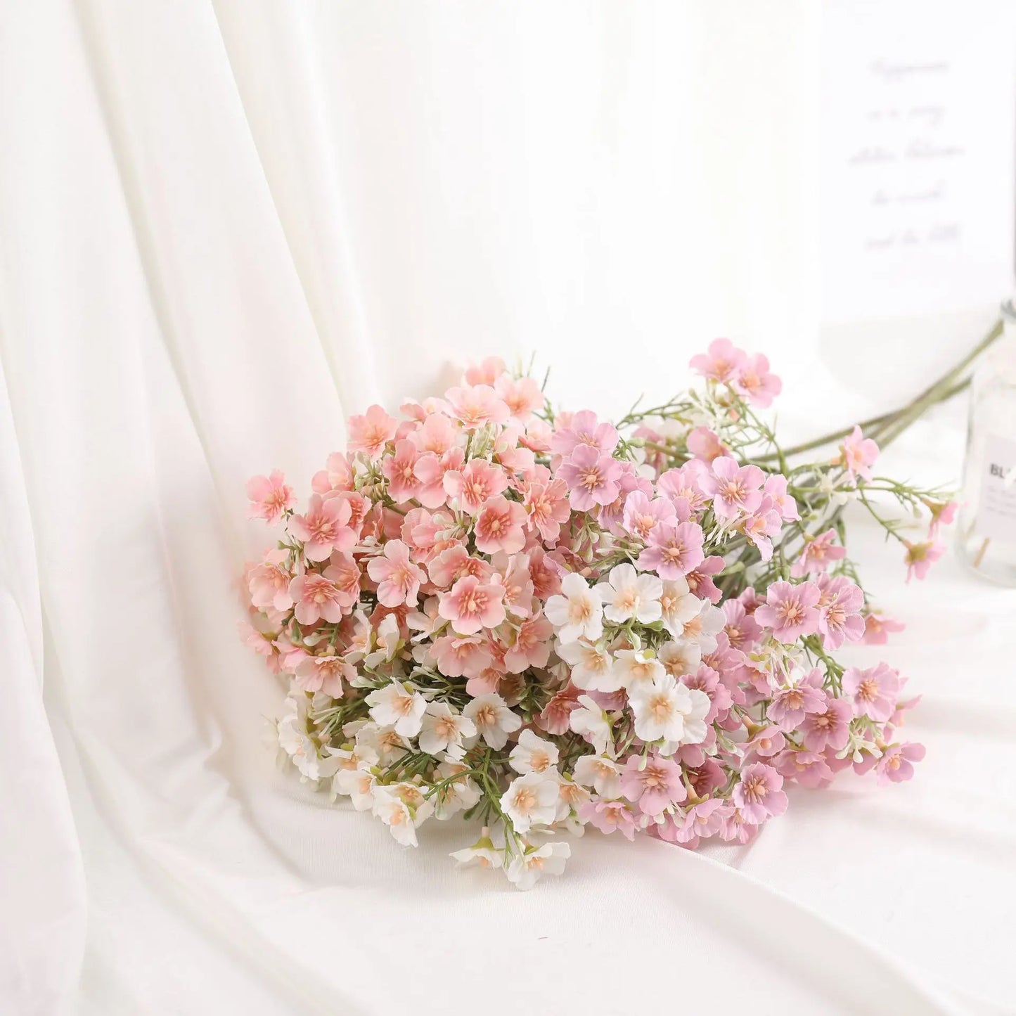 DecorBites™ Imitation Flower Artificial Flowers Home Decoration Wedding Bouquet