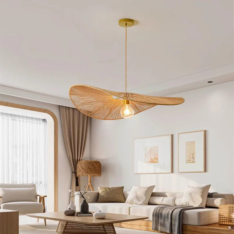 DecorBites™ Bamboo Wabi Sabi Chandelier Pendant Lights