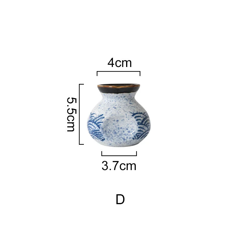 DecorBites™ Blue Ceramics Kitchen Seasoning Set