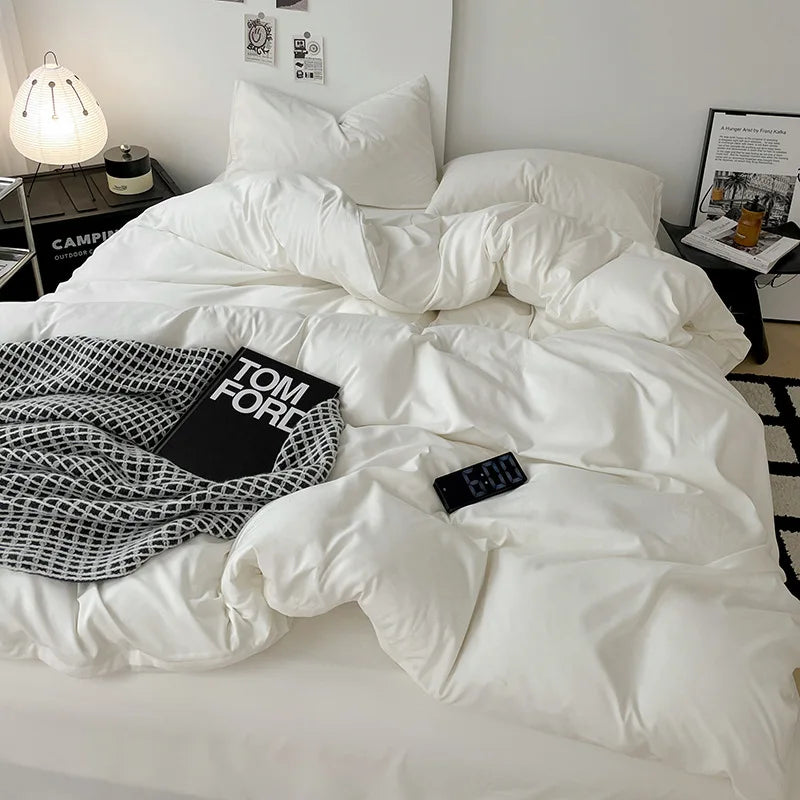DecorBites™ Cotton Bed Sets Comforter Cover Set with Corner Ties