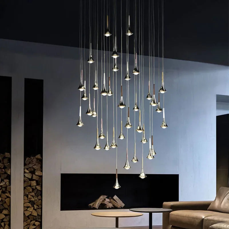 DecorBites™ Light Luxury Meteor Shower Chandelier for Living Room, Staircase, Bedroom, and Bar