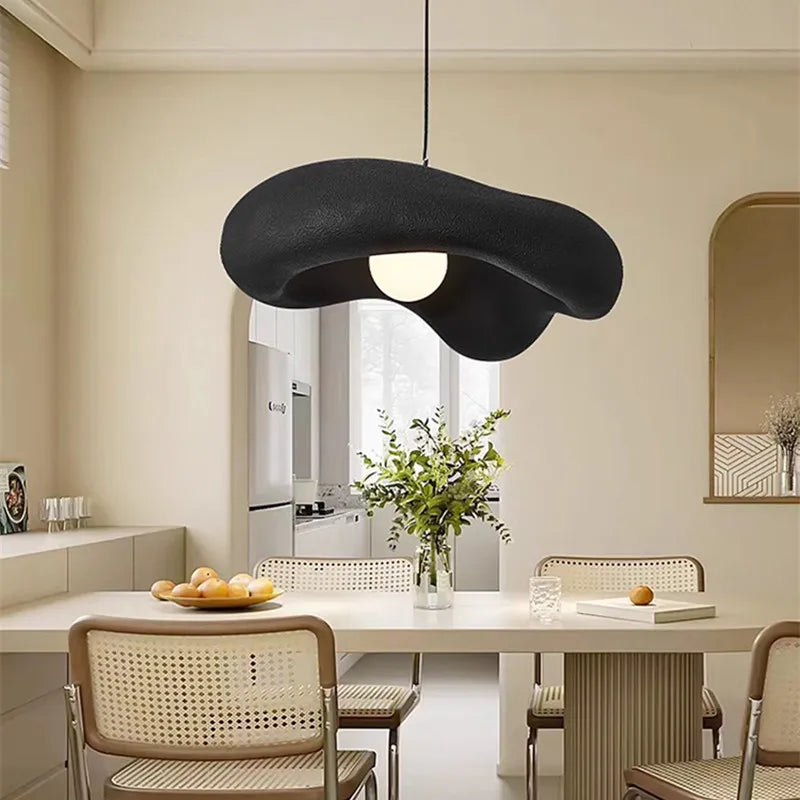 DecorBites™ Creamy Style Pendant Light | Resin Dining Room LED Island Lamp