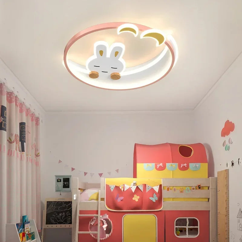 DecorBites™ Kids LED Chandelier: Children's Bedroom Ceiling Lamp for Study and Attic Lighting
