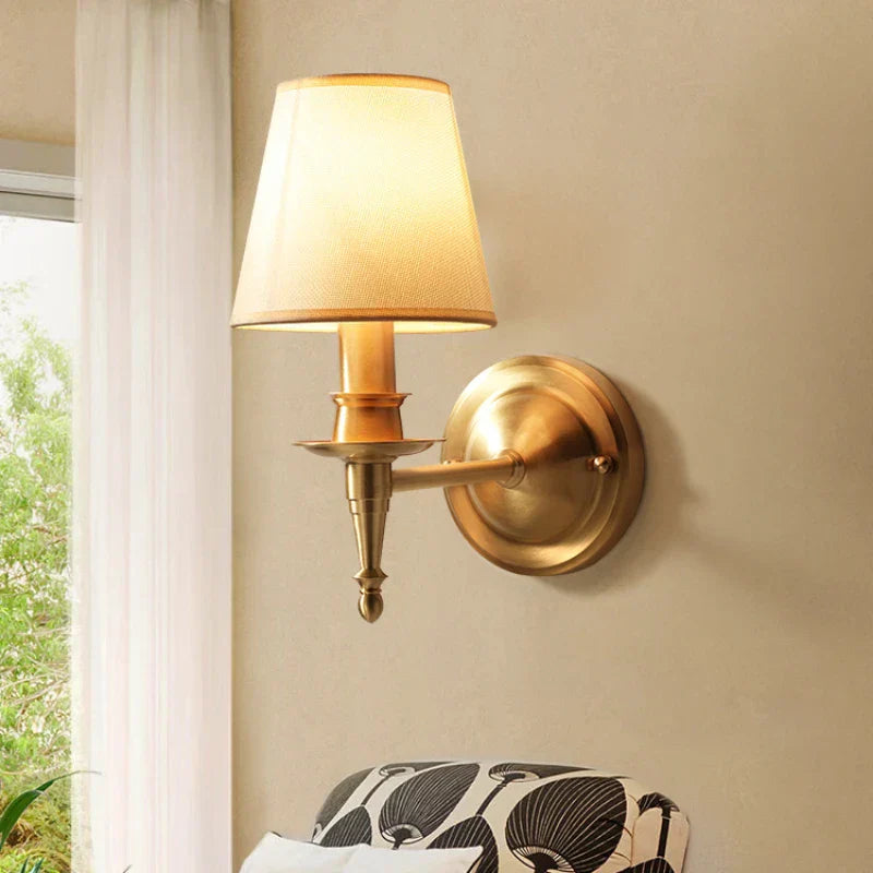 DecorBites™ Copper Wall Lamp: Modern LED Sconce for Home Decor & Bedroom, Industrial Style