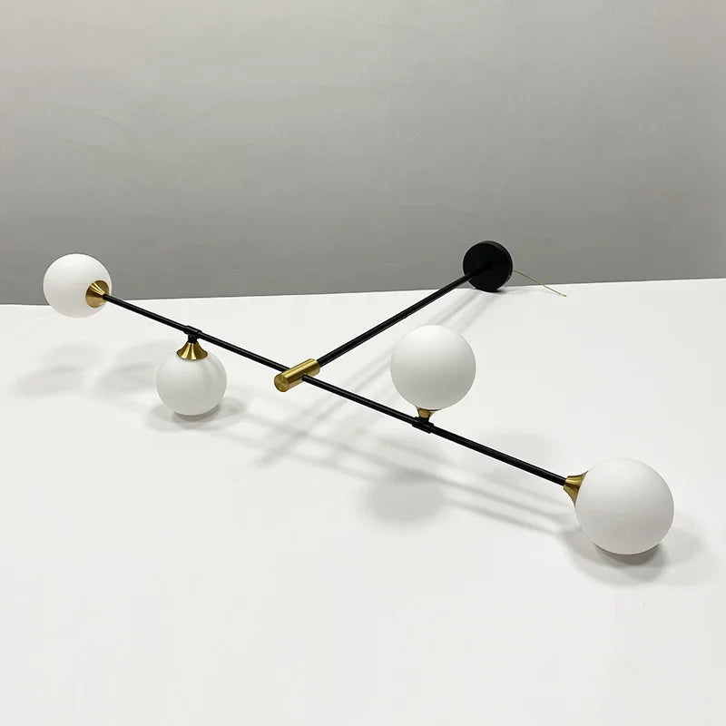 DecorBites™ Glass Ball Pendant Chandelier for Modern Home Decor and Lighting