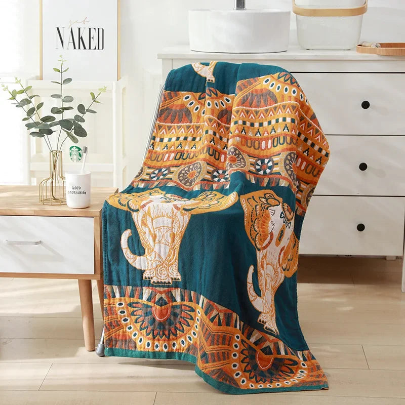 DecorBites™ Cotton Bath Towel - Soft & Absorbent 80x160cm - Large & Luxurious