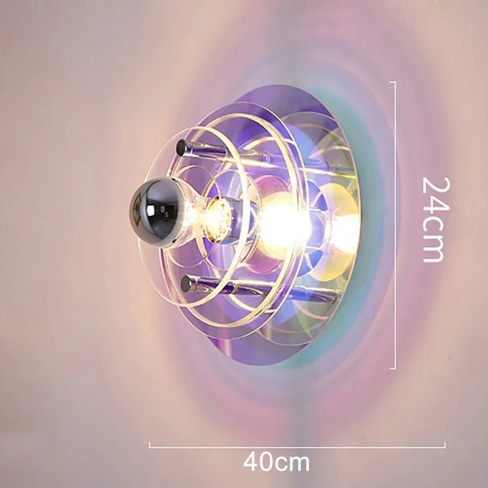 DecorBites™ LED Wall Lamp: Ultra Modern UFO Design for Living Room, Bedroom, Hotel - Bauhaus Style