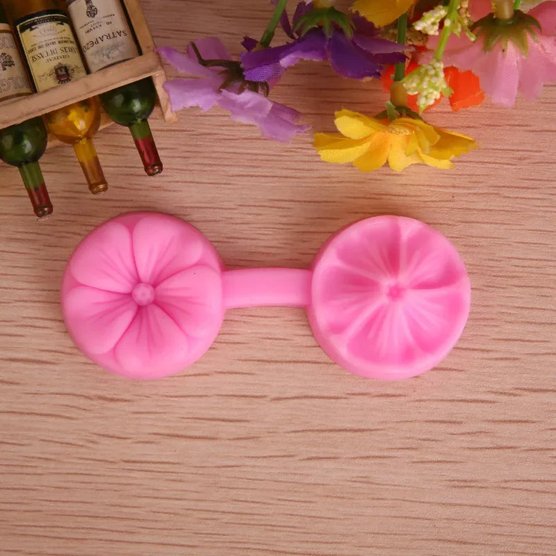 DecorBites™ 3D Five Petals Flower Silicone Mold for Cake Decorating and Baking