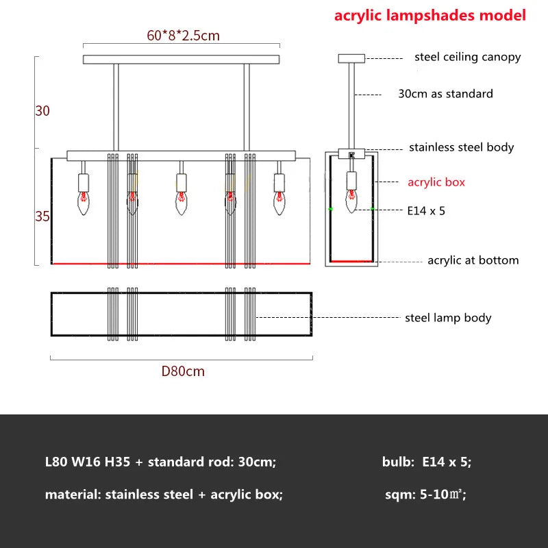 DecorBites™ Crystal LED Chandelier: Modern Luxury Dining Room Kitchen Lighting Fixtures